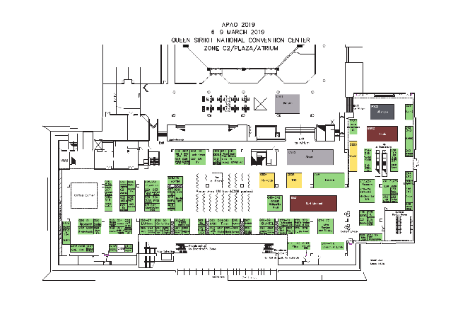 Exhibition Floor Plan APAO 2019